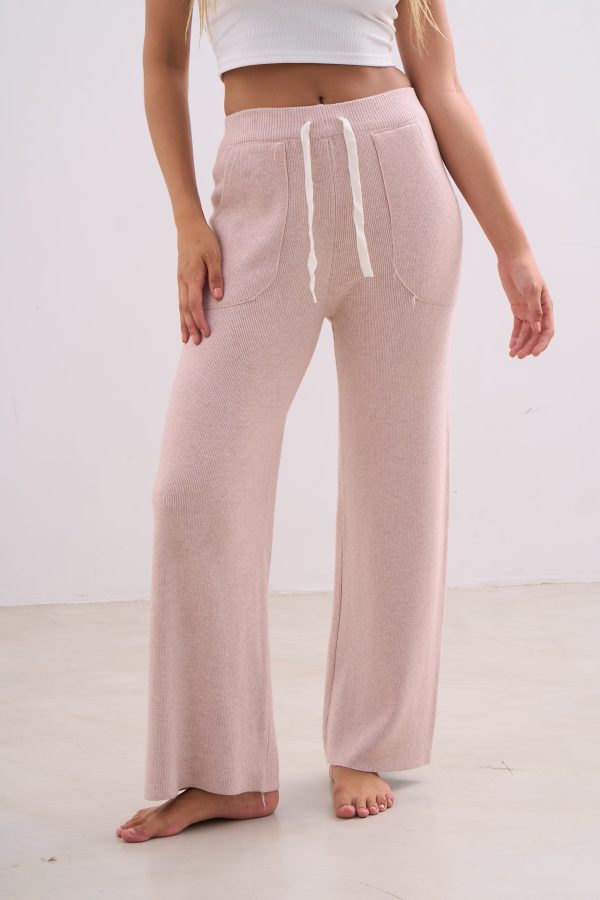 Pantalon de punto wide leg - Imagen 8