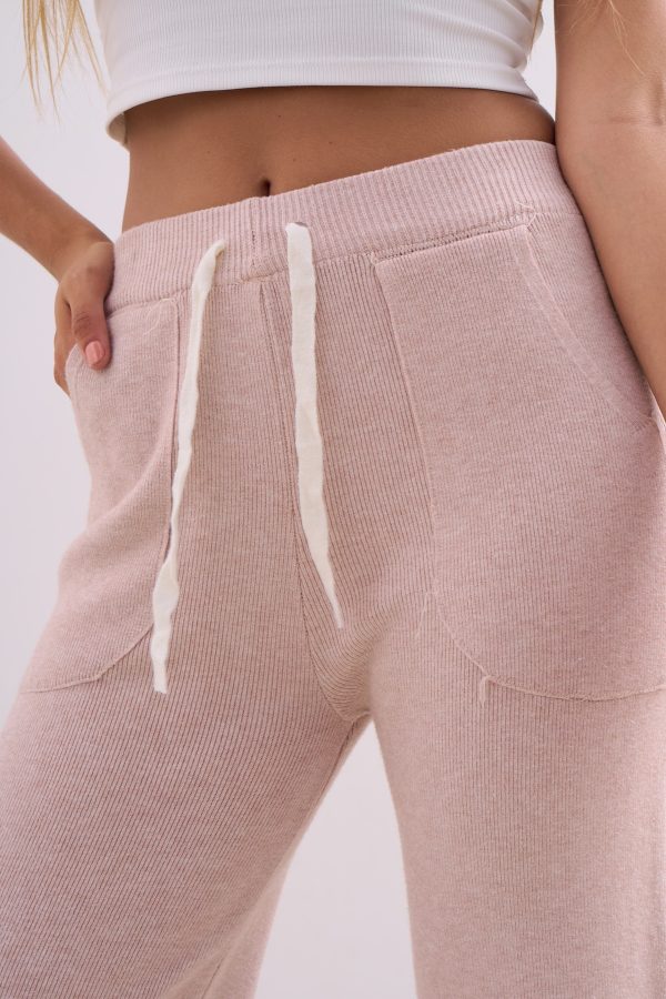 Pantalon de punto wide leg - Imagen 9