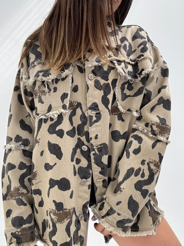 Campera jean print - Imagen 5