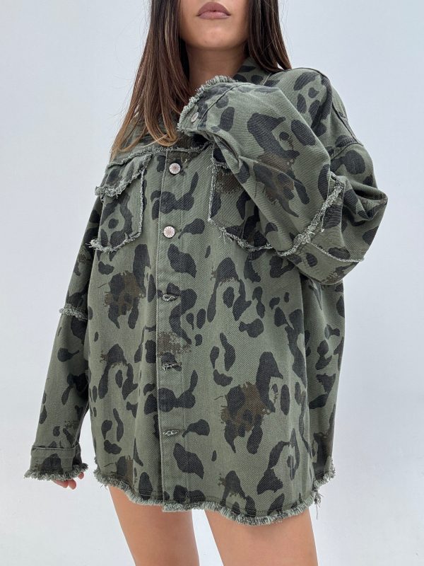 Campera jean print - Imagen 2