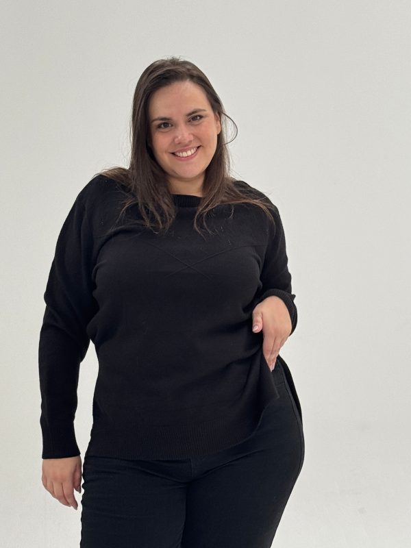 Buzo semibrillo plus size - Imagen 10