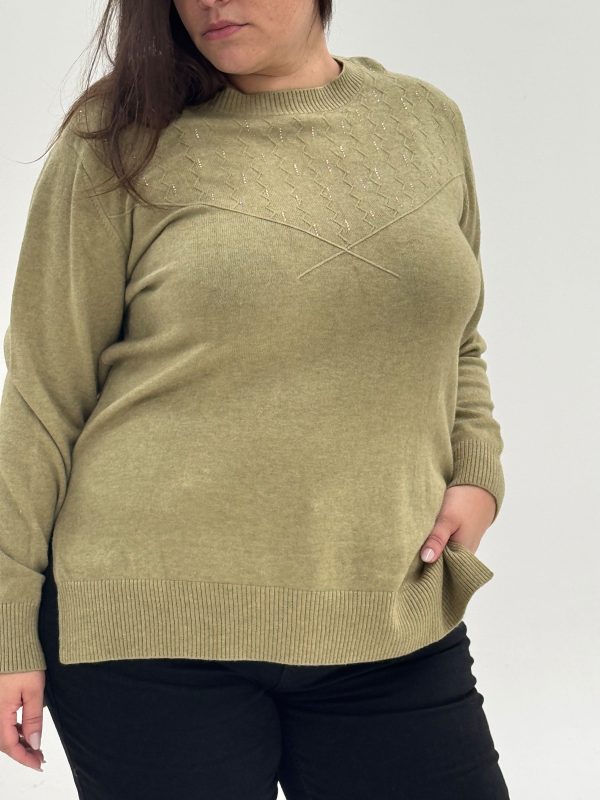 Buzo semibrillo plus size - Imagen 3