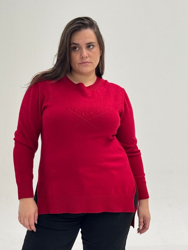 Buzo semibrillo plus size - Imagen 4