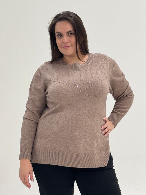 Buzo semibrillo plus size - Imagen 7