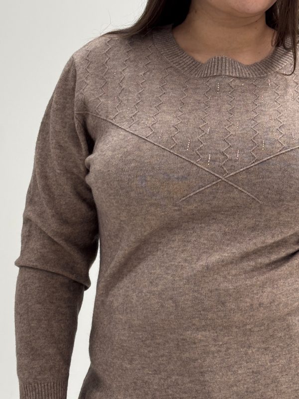 Buzo semibrillo plus size - Imagen 8