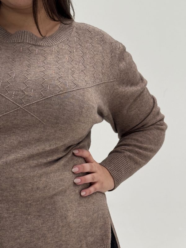 Buzo semibrillo plus size - Imagen 9