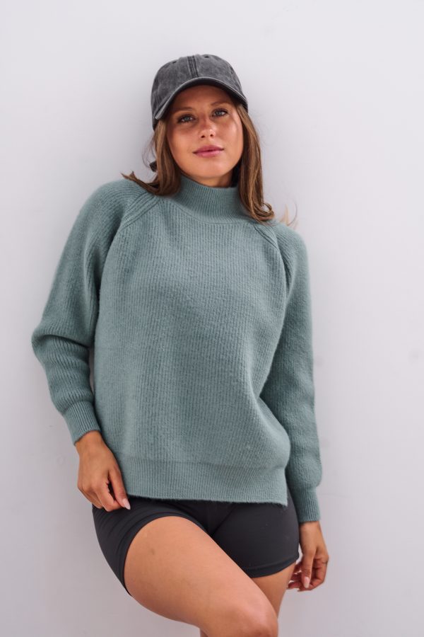 Buzo liso cuello redondo