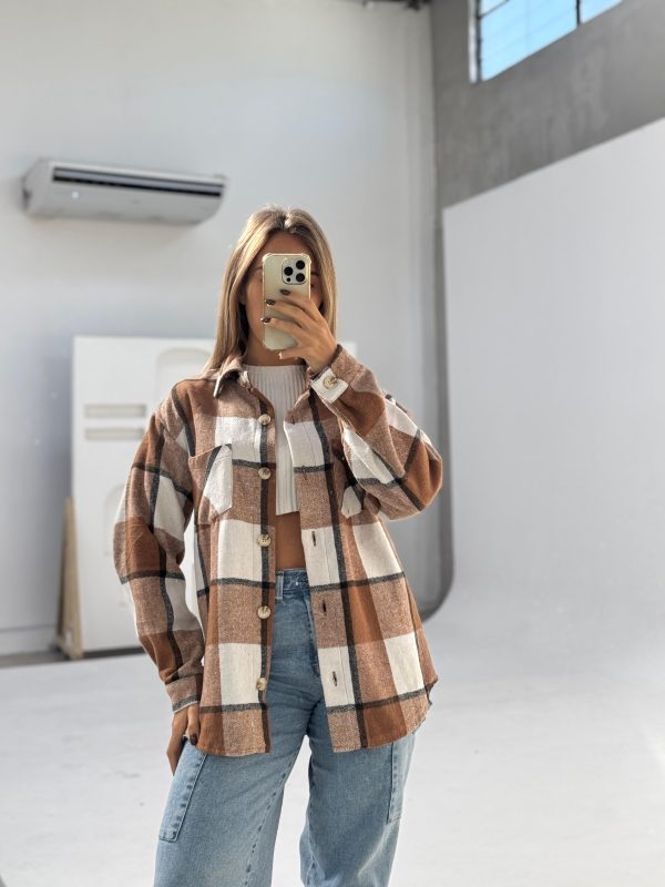 Sobrecamisa a cuadro