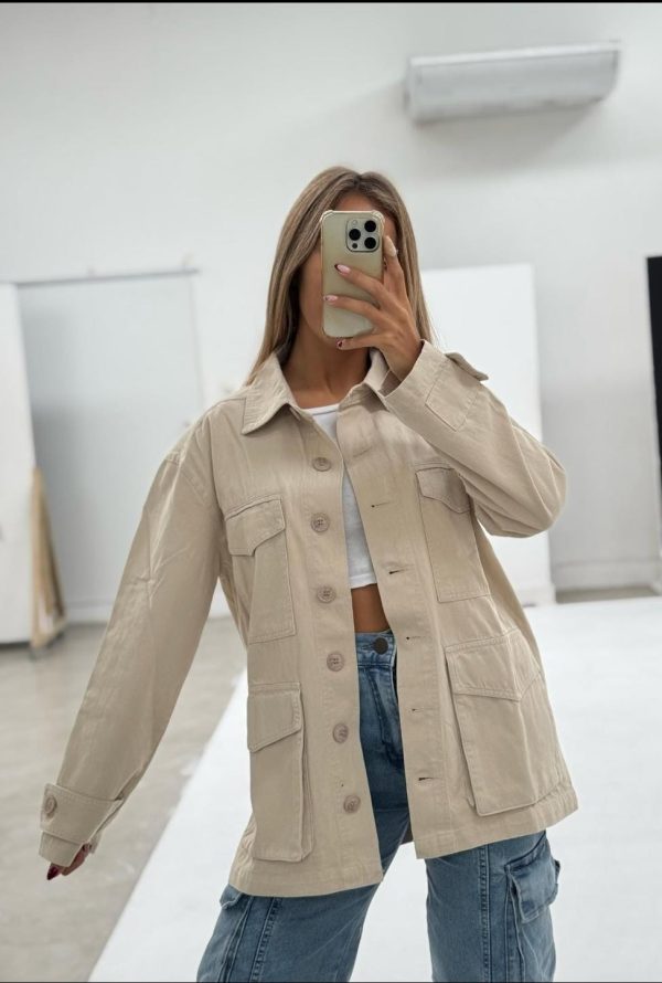 Sobrecamisa gabardina