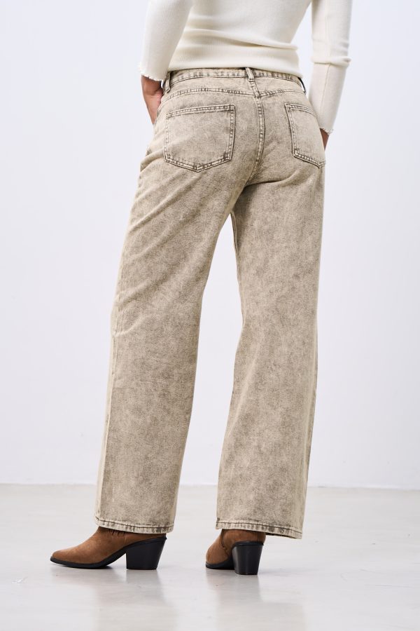 Jean Wide Leg Acid Wash - Imagen 6