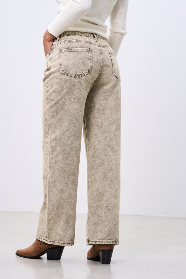 Jean Wide Leg Acid Wash - Imagen 7