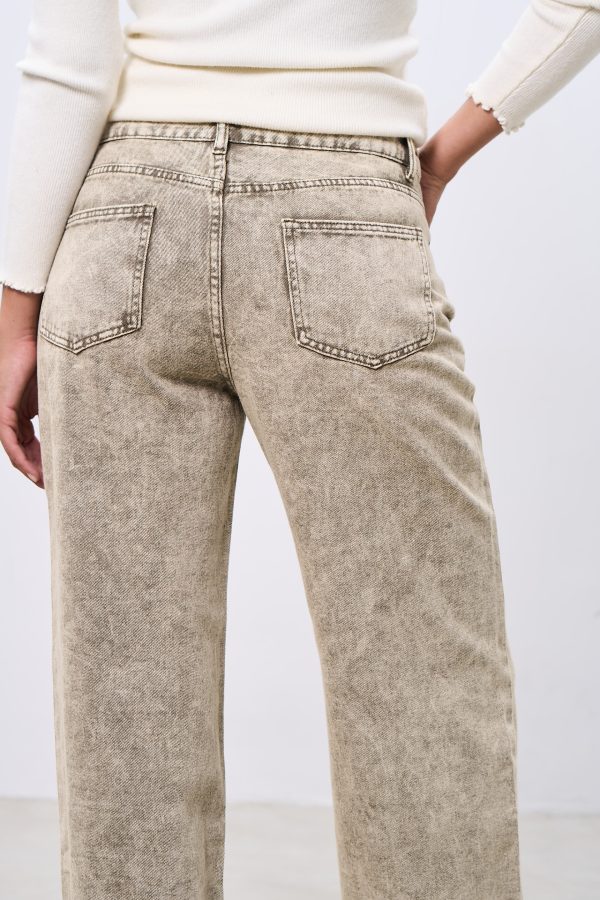 Jean Wide Leg Acid Wash - Imagen 5